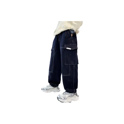 Little Redfish Синий С флисовой подкладкой Школьный возраст Джинсы