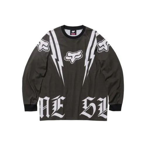 Supreme x Fox Racing FW25 WEEK9 L S Топ T Shirt Unisex