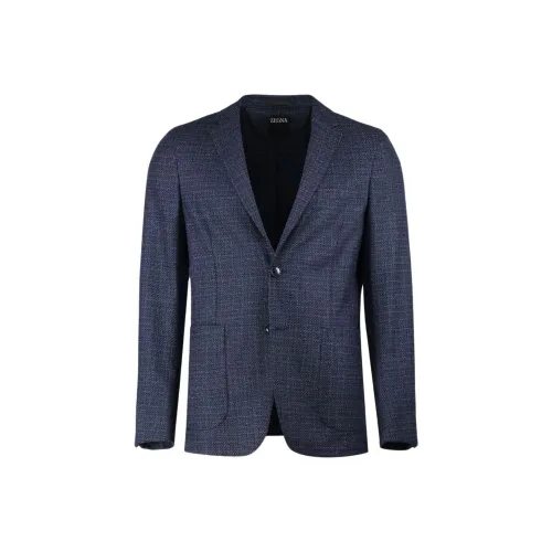 Ermenegildo Zegna Синий Мужской Деловой костюм