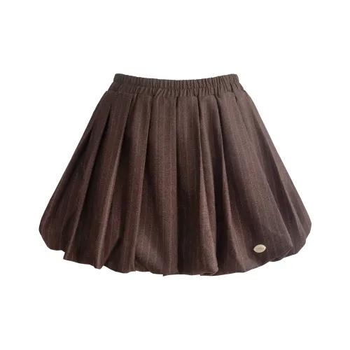 UNIFREE Кофе Женские Повседневные Короткие Юбки