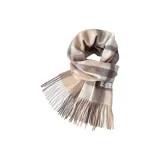 Верблюжий кофейный, клетчатый, белый