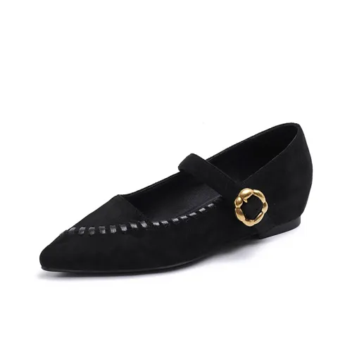 AFJI Грубый каблук Туфли Мэри Джейн Женские