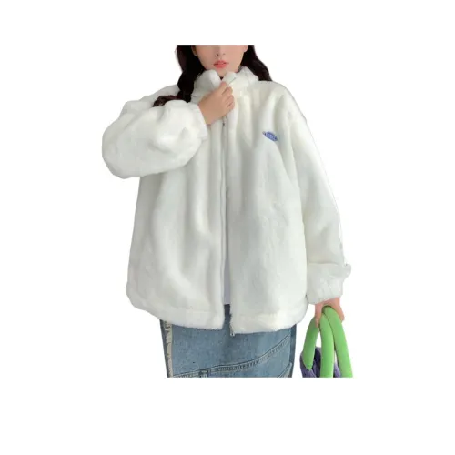 GOSO Белый Женские Бархатные Куртки