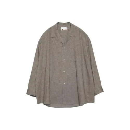 Graphpaper Fw25 SIDOGRAS Cotton Узор "Елочка" Фланель Sleeping Shirt Men's