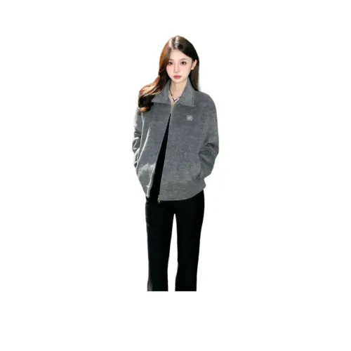 TENNE GIRL Серый карандаш Женское пальто