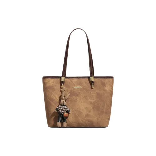 OCTSUI ПУ (полиуретан) Сумка через плечо Стандартная Женская Коричневая