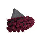 Серый + [Темно-красный Розовый]