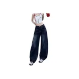 Синие-серые штаны с флисовой подкладкой