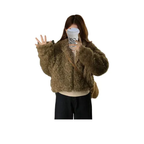 MUCCHIC Бархат Feel Пальто Женское