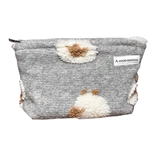 A Few More Cute Осенний Зимний Большой Объем Косметичка Овечья Шерсть Плюшевая Косметичка для Ухода за Кожей Путешественная Косметичка