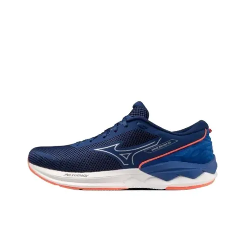 Mizuno WAVE REVOLT 3 Повседневные беговые кроссовки Унисекс Синий