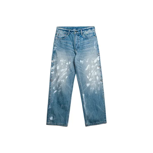 NEIGBORL Blue Unisex Jeans NEIGBORL Синий Унисекс Джинсы