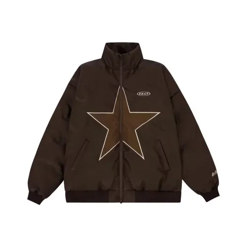 KKX Коричневый Женский Пуховик