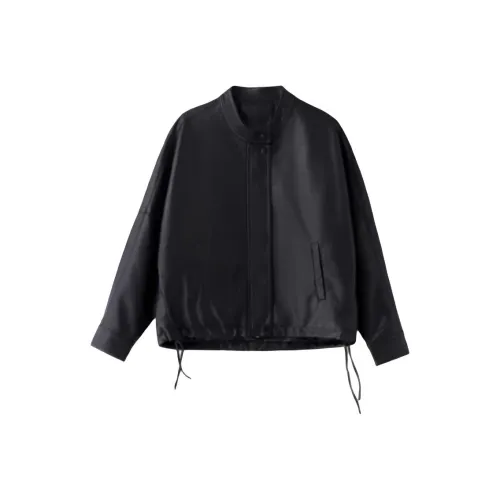 XIAOJUCHUANLI Кожа Куртка Женская