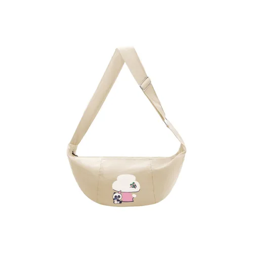 LINE FRIENDS Полиэстер Сумка через плечо Стандартная Унисекс Экрю Оранжевый Кофейный Зеленый