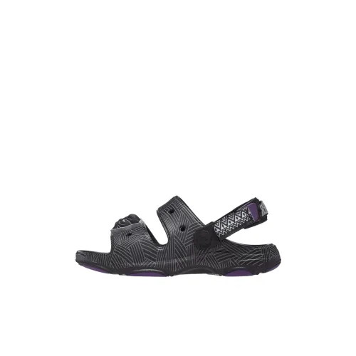 MARVEL x Crocs Низкие Сандалии с Топом Черные Детские