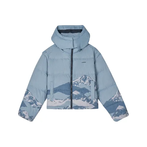 Levis Синий Женские Пуховики