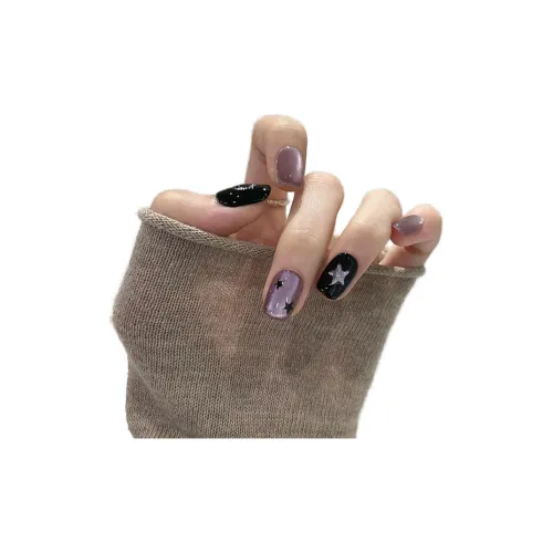 XNTX Заплатки для ногтей Ногти Art Заплатки Короткий Квадратный Cool Color Series Однотонный Стиль Instagram