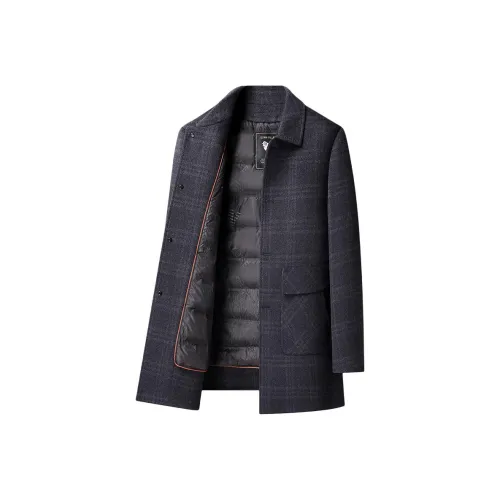 EMINU Серый Мужской Пальто