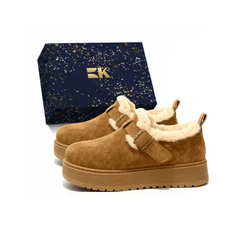 Boldi Kuki Термическая Изоляция Устойчивость к Износу Амортизация Увеличение Высоты Низкий Верх Утепленная Обувь Женская