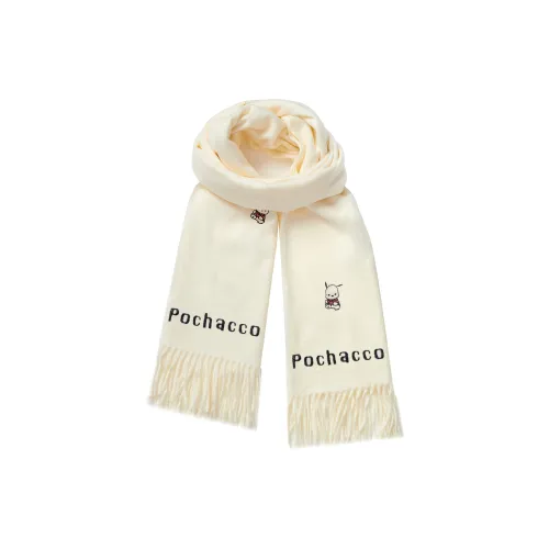 Sanrio Pacha Dogs Полиэстер Трикотаж Шарфы Женские