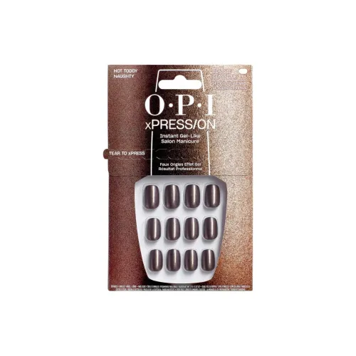 OPI Богатый Мокко Wear False Nail Квадратный And Round Coffee Однотонный Кошачий глаз