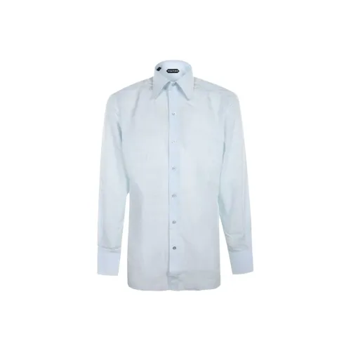 TOM FORD Светло-синие мужские рубашки