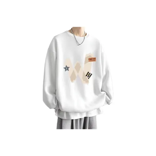 GOYN Белый Флисовый Подклад Свитшоты для школьников