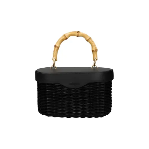 CULT GAIA Сумка из ротангового волокна Женская Черная