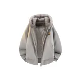 Бело-серый с флисовой подкладкой