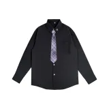 Черный фиолетовый галстук