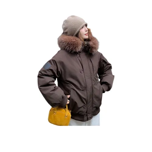 Flowers in water Пуховая куртка Женская