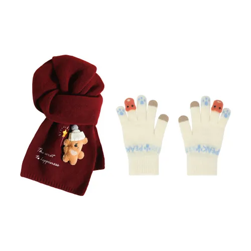 PEAK Полиэстеровый трикотаж Перчатки Женские