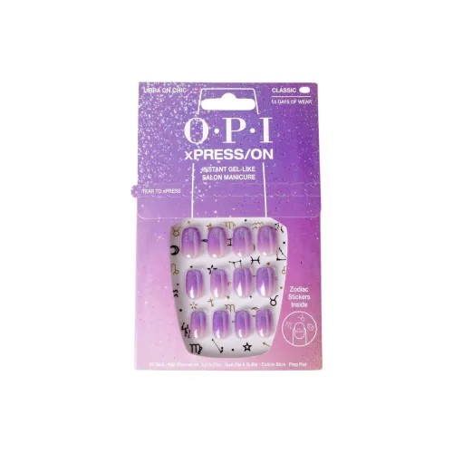 OPI Весы On CHIC False Nail Короткий LADDER Фиолетовый градиент Кошачий глаз