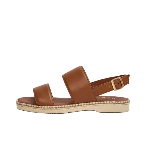 HOGAN H660 One Ремень Сандалии Женские Коричневый