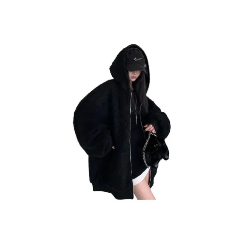 ZVJH Черные Женские Куртки