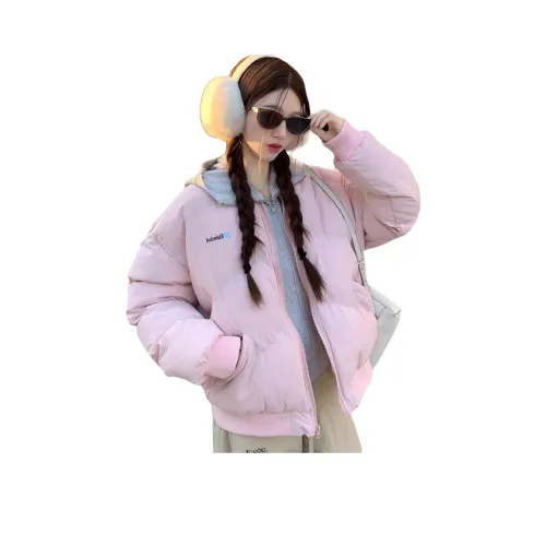 ZVJH Розовый Женский пуховик