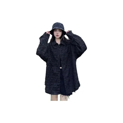 PEA Черный Унисекс Рубашки