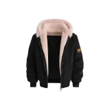 Черно-розовый, флисовая подкладка