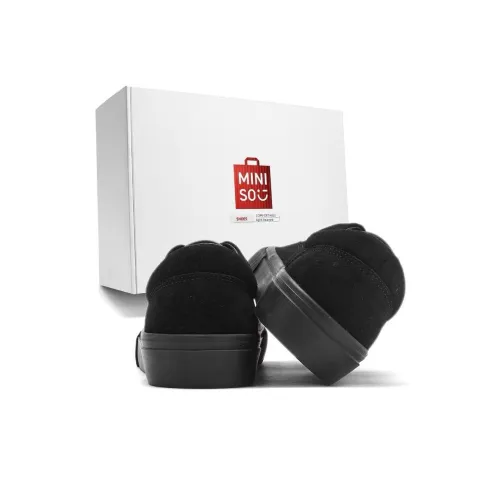 Miniso Повседневная обувь Низкий топ Ночной черный Унисекс