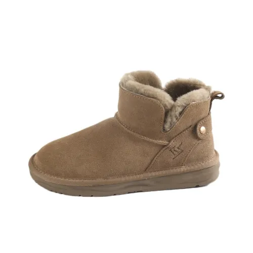 KLJK Сноубутсы Антилопа Коричневый с флисовой подкладкой Женские