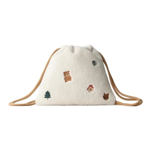 ZARA Collaboration Полиэстер Путешествие Сумка для хранения Женская Светло-бежевая Желтая