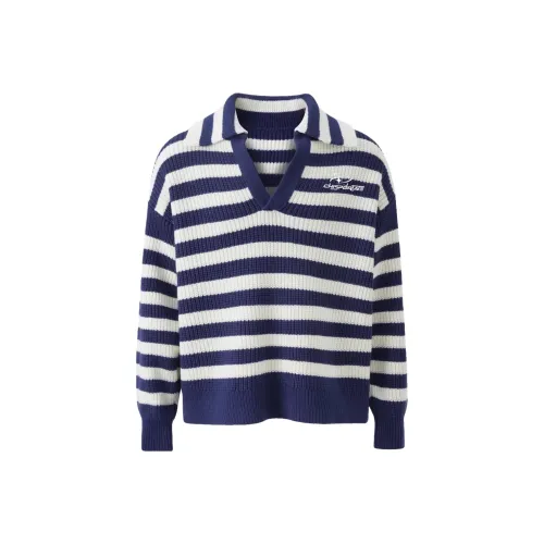 Chisportate Синий Белый [Небрендированный] Унисекс Трикотаж