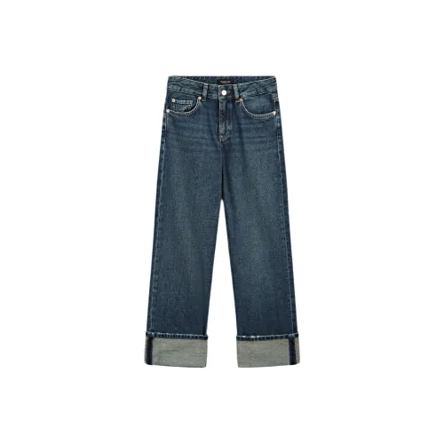 Massimo Dutti Blue Women's Jeans Масимо Дутти Синий Женские Джинсы