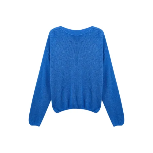 ZEKIKO STUDIO Синий Свитер Женские Трикотаж