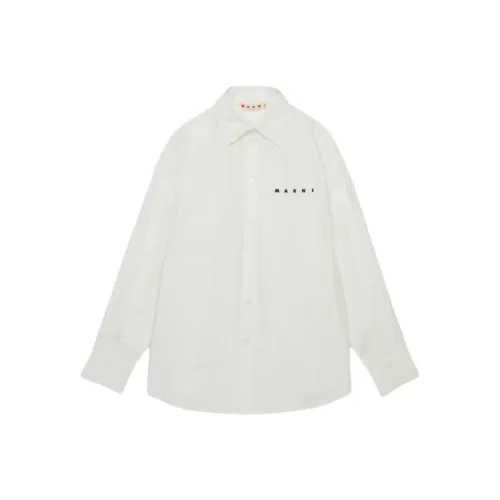 MARNI Свежий Крем Мужские Рубашки