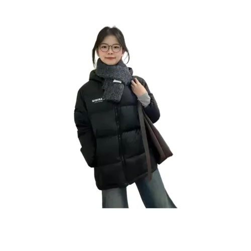 ZVJH Черный Женский пуховик