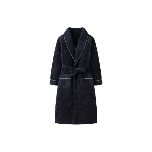 DUOQIAOMEI PQ21012 Мужской халат для сна Robe Мужские банные халаты