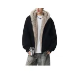 Черный с флисовой подкладкой и утолщением