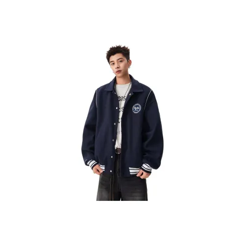 PEA Темно-синие унисекс куртки